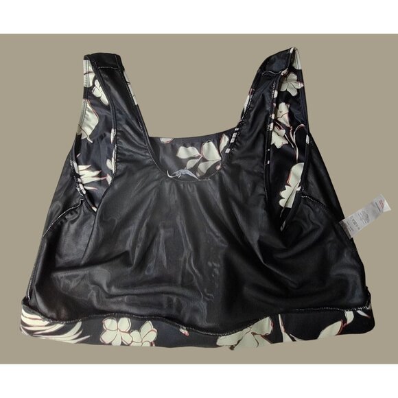 In the Style Women's Black and Cream Floral 2-piece Bikini Set Size 26 NWT - Picture 13 of 16